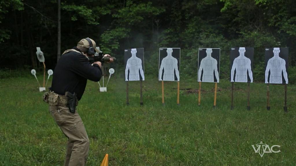 Lamb on the firing range