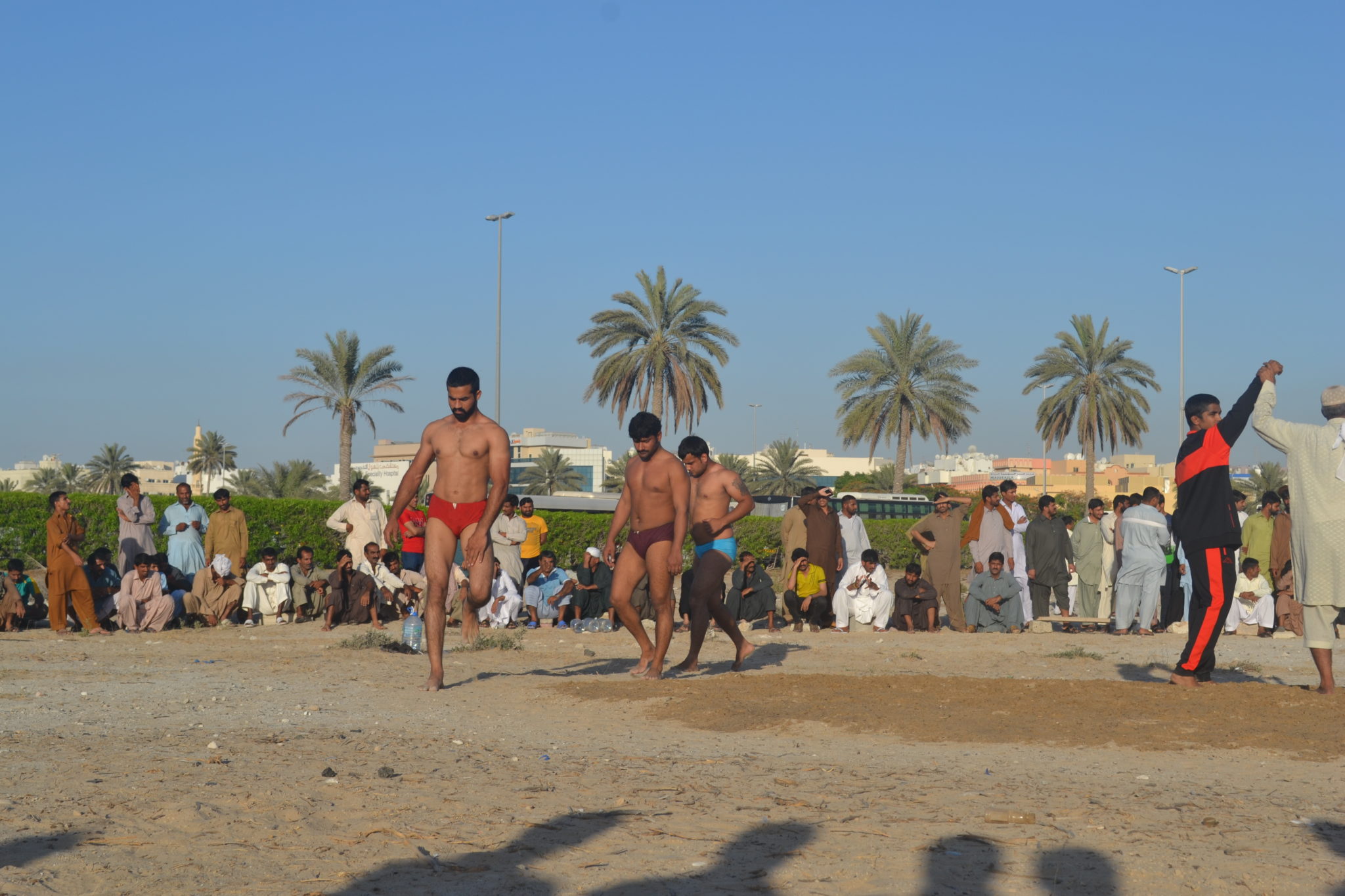 fitness South Asian wrestlers