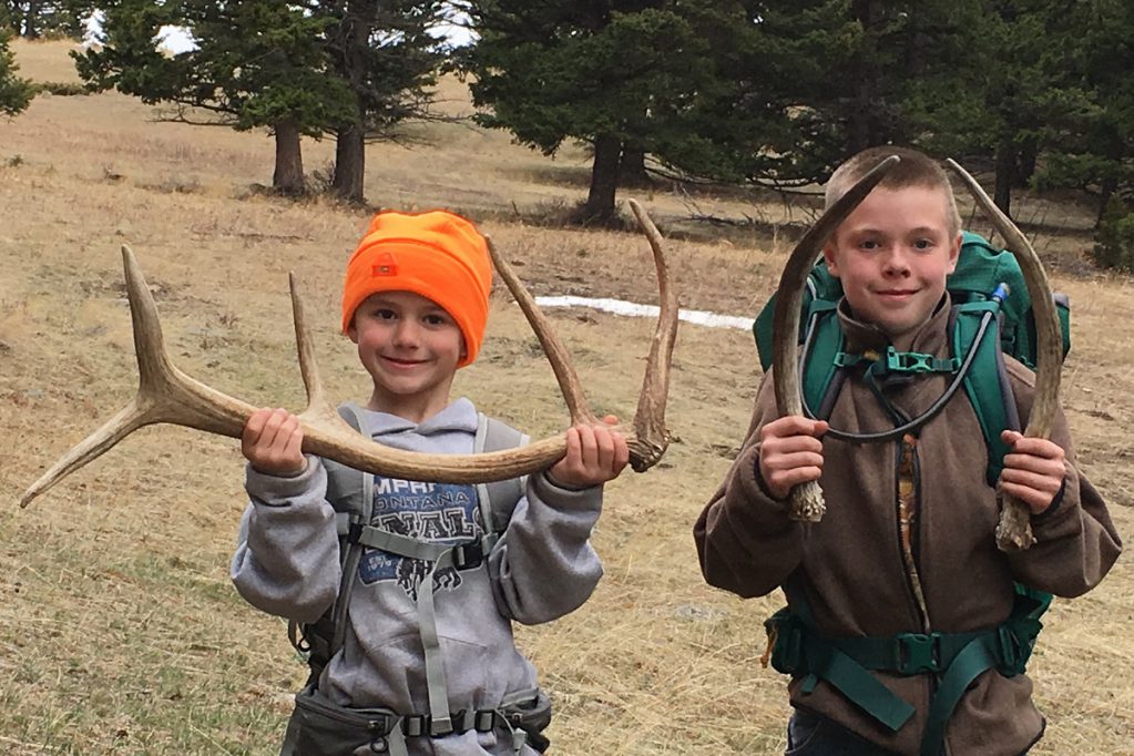 children outdoors, kids outdoors, free range american, shed antler hunting, camping, hiking
