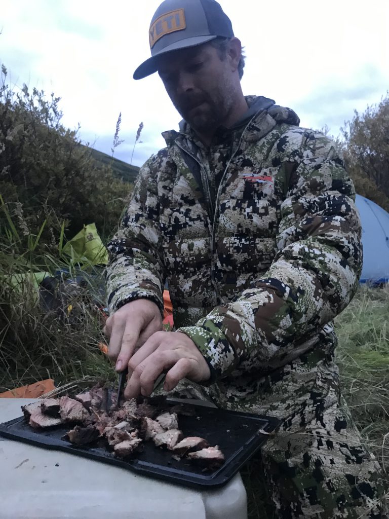 mountain goat backstrap, hunting, food, alaska, free range american