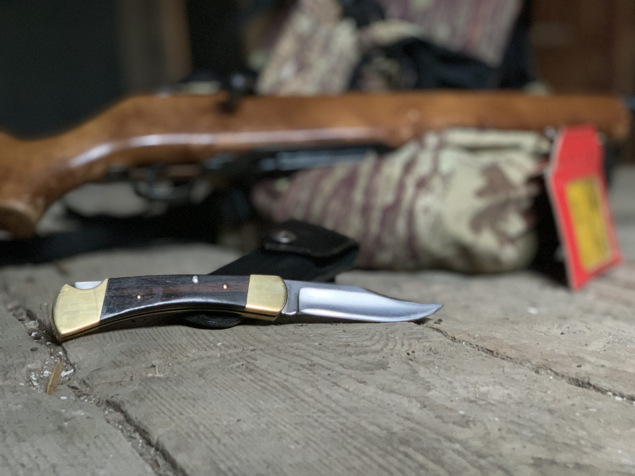 The Buck 110. Popular with troops in Vietnam and a great hunting knife too. Photo by Matt Smythe/Free Range American.