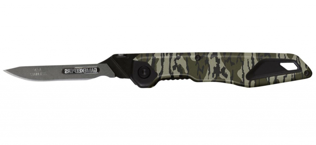 Hunter's Choice Replaceable Blade Folding Knife, w/ 10 Wiebe