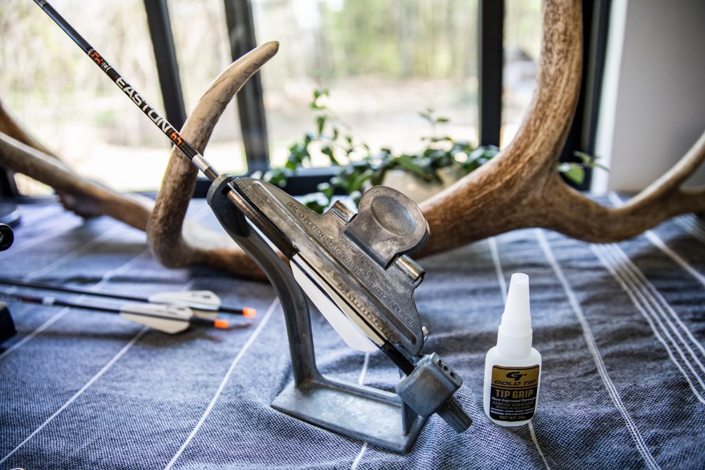 DIY at-home bow shop