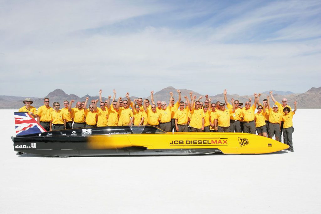 Bonneville Salt Flat diesel car