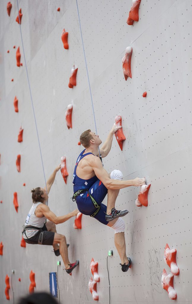 Olympic speed climbing event