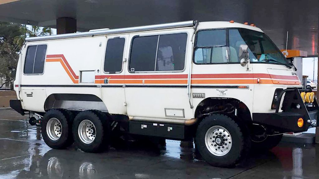 badass custom retro RV