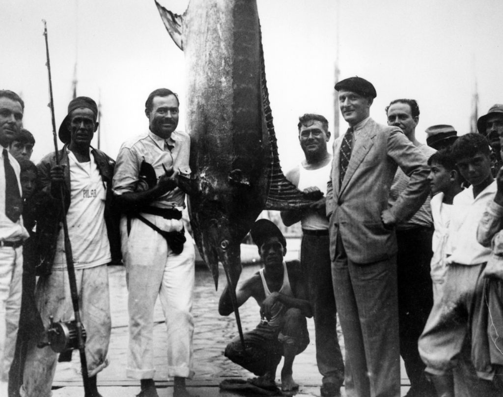 Hemingway in Havana Harbor