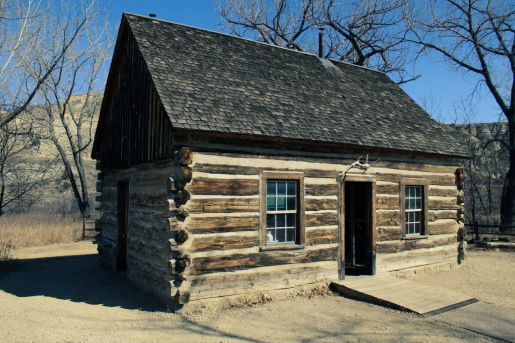 Roosevelt cabin in Medora, ND