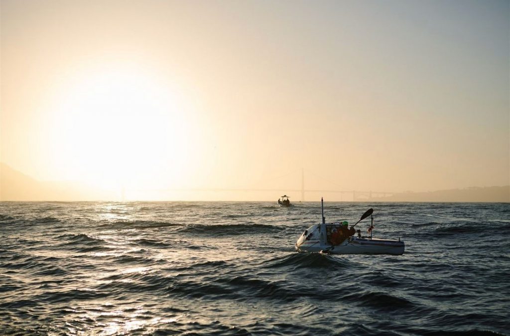 solo kayaker to Hawaii