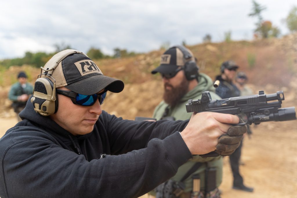 shooting at the range