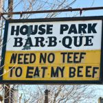 reputable summer barbecue sign