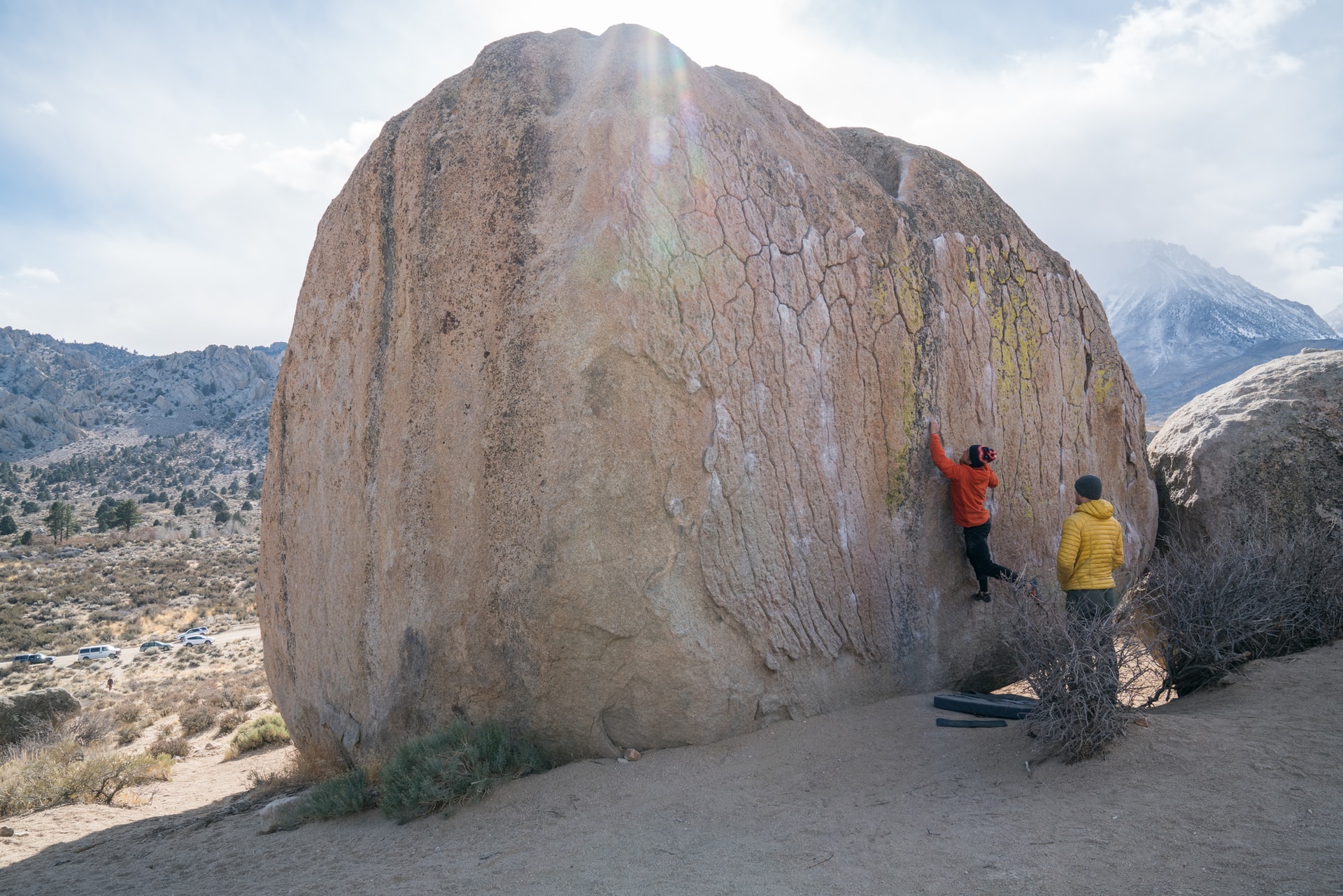 bouldering with a buddy