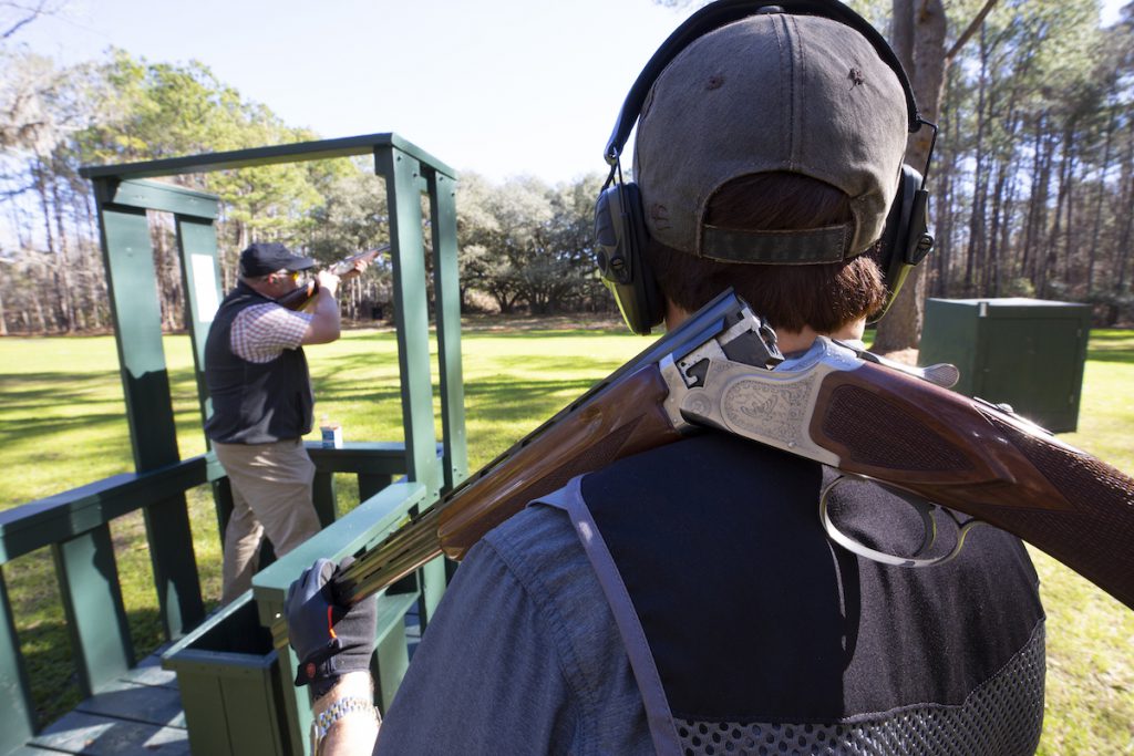 sporting clays with a breakbarrel shotgun