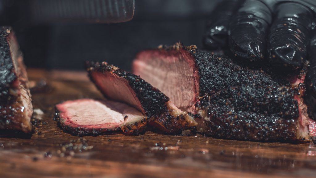 Smoked barbeque brisket