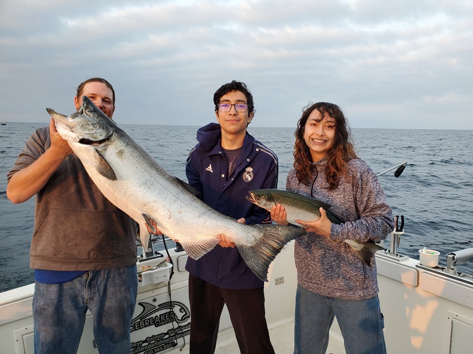 state and lake michigan record chinook