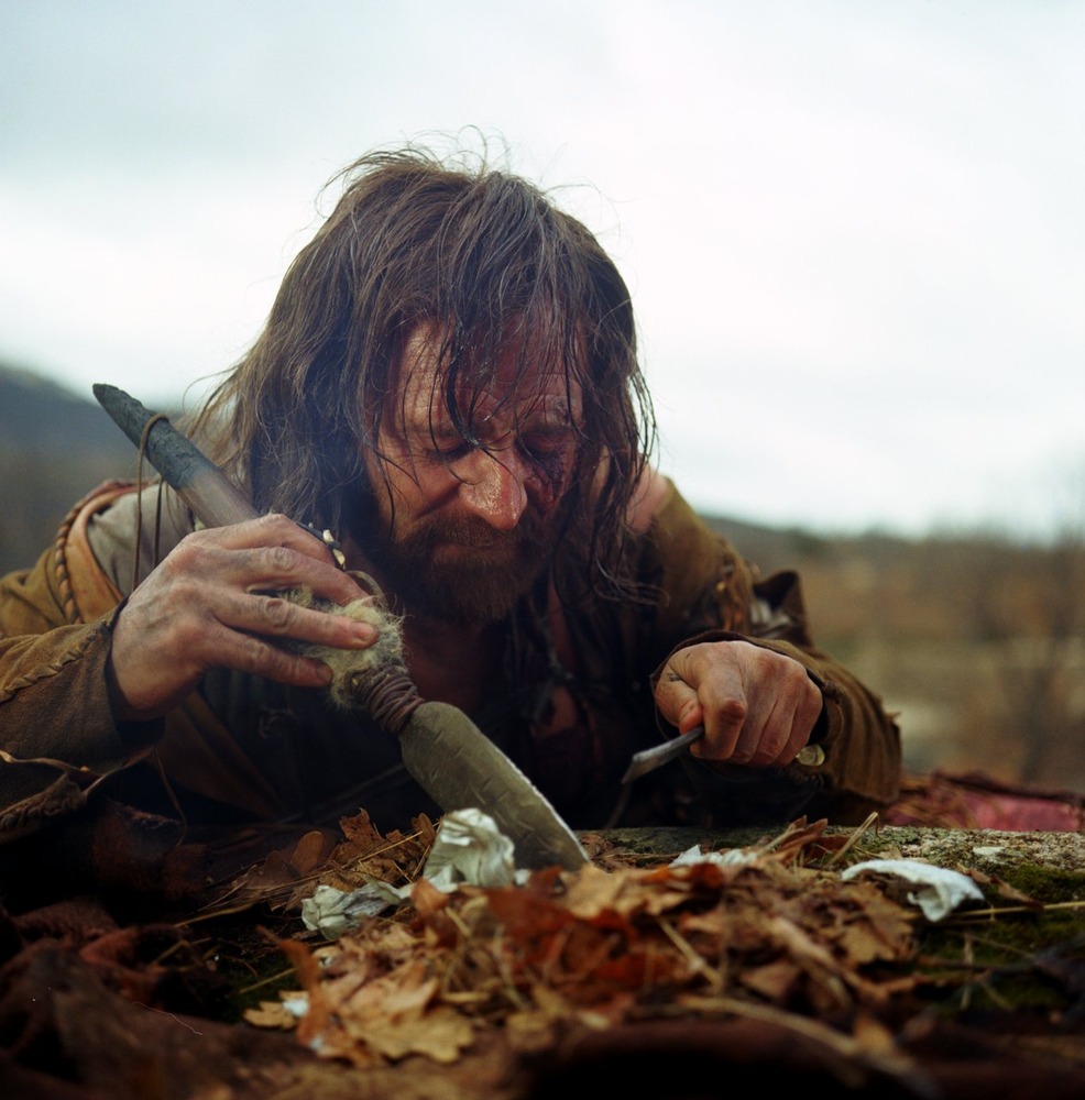 man in the wilderness hugh glass with spear