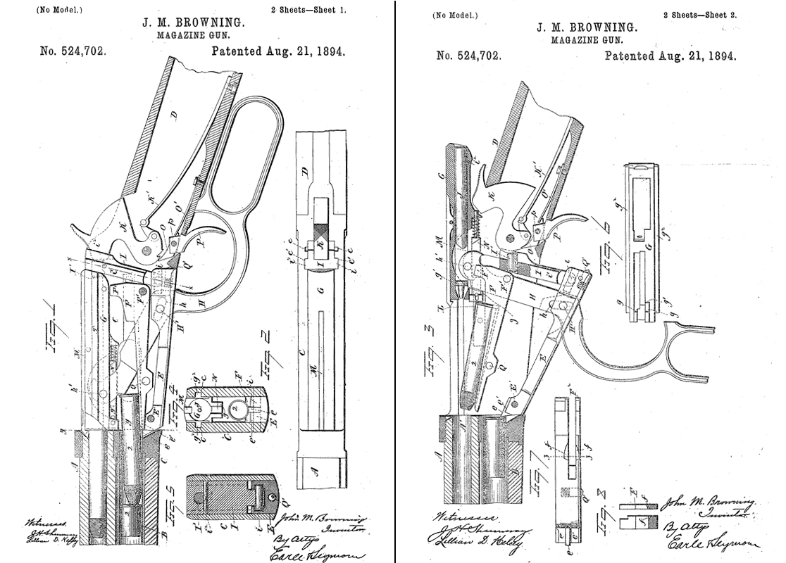 winchester 1894 john browning patent