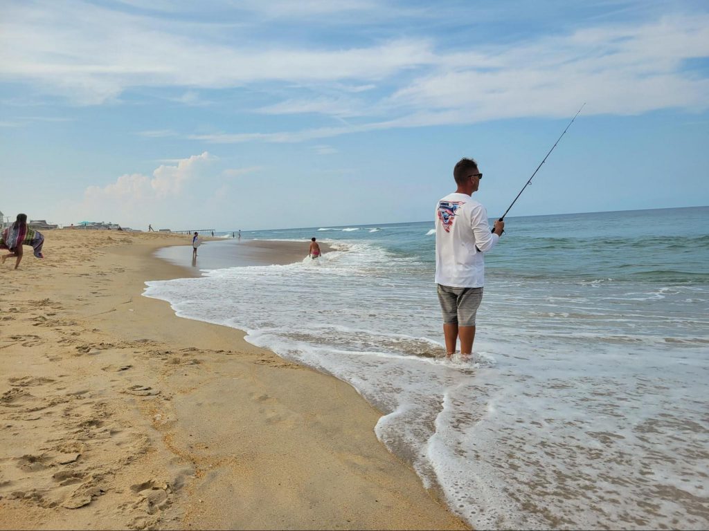 Surf Fishing Rods At The Beach Stock Photo - Download Image Now - Outer  Banks - North Carolina, North Carolina - US State, Sea - iStock