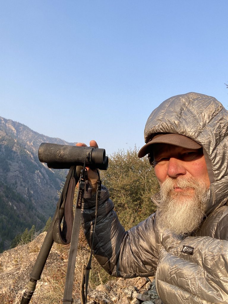 glassing for idaho bighorn kyle lamb