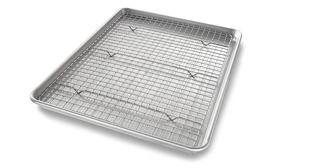 metal tray pan with wire rack most useful barbecue tools