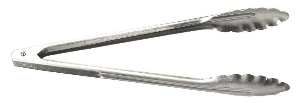 stainless steel kitchen tongs