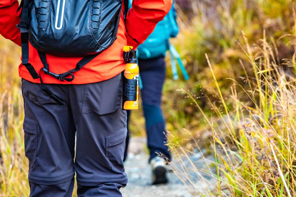 include bear spray pack for an outdoor trip