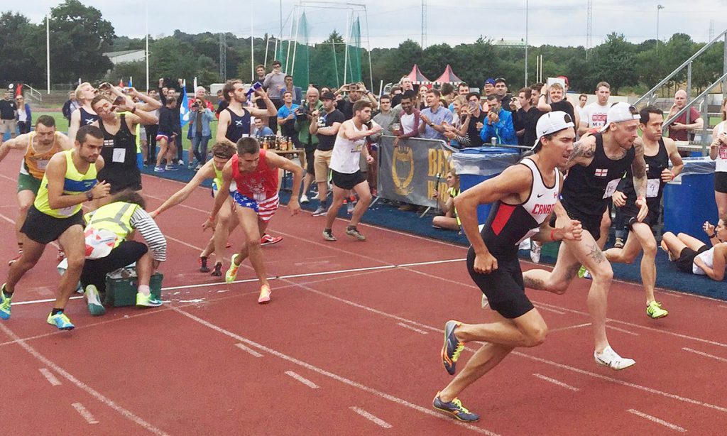 corey bellemore beer mile