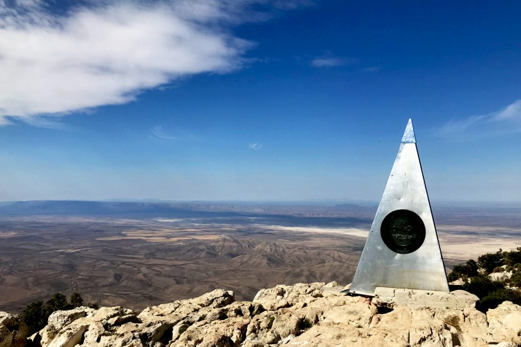 summit guadalupe mountain texas tests mental and physical fitness