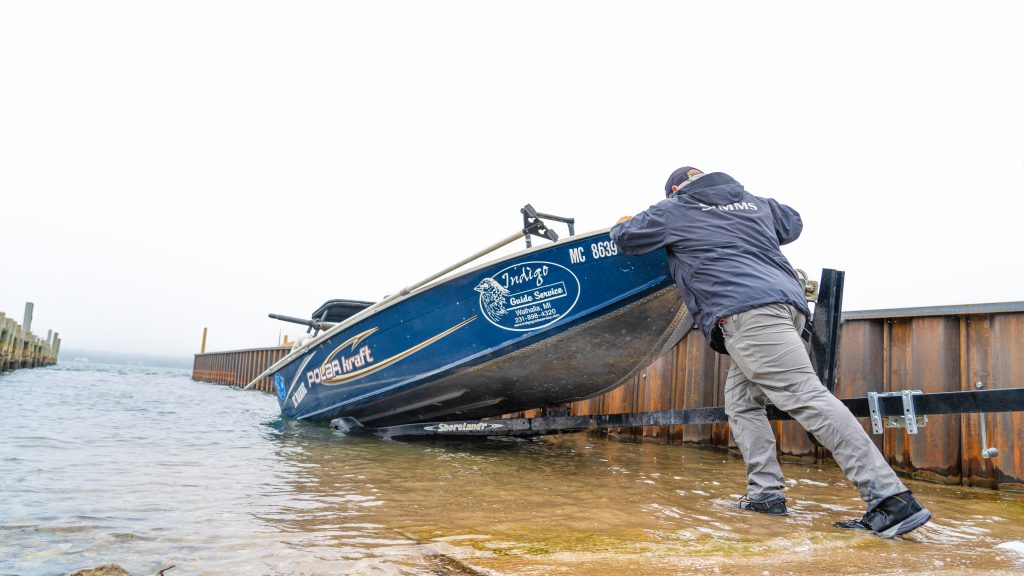 launching boat beaver island