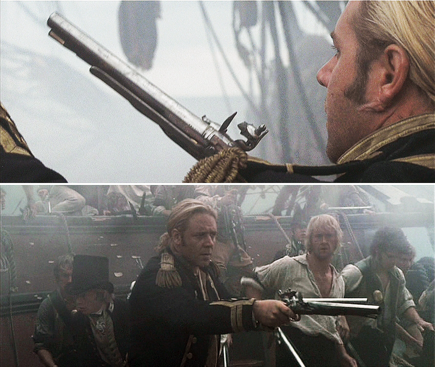 master and commander muzzleloaders in movies