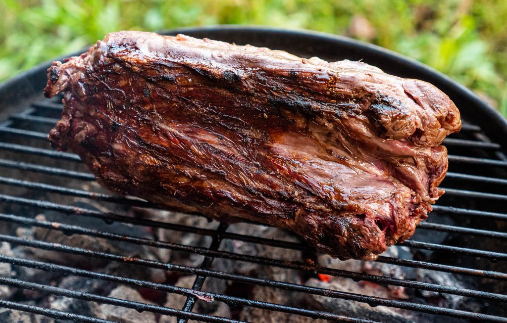 birria-style venison tacos deer neck roast