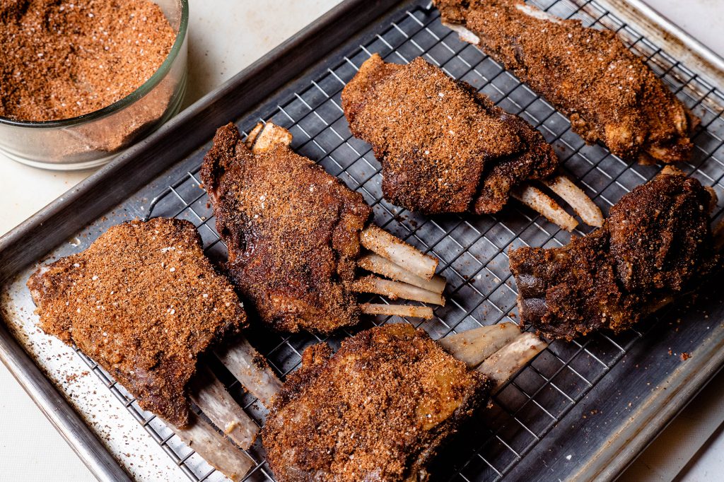 deer ribs with dry rub