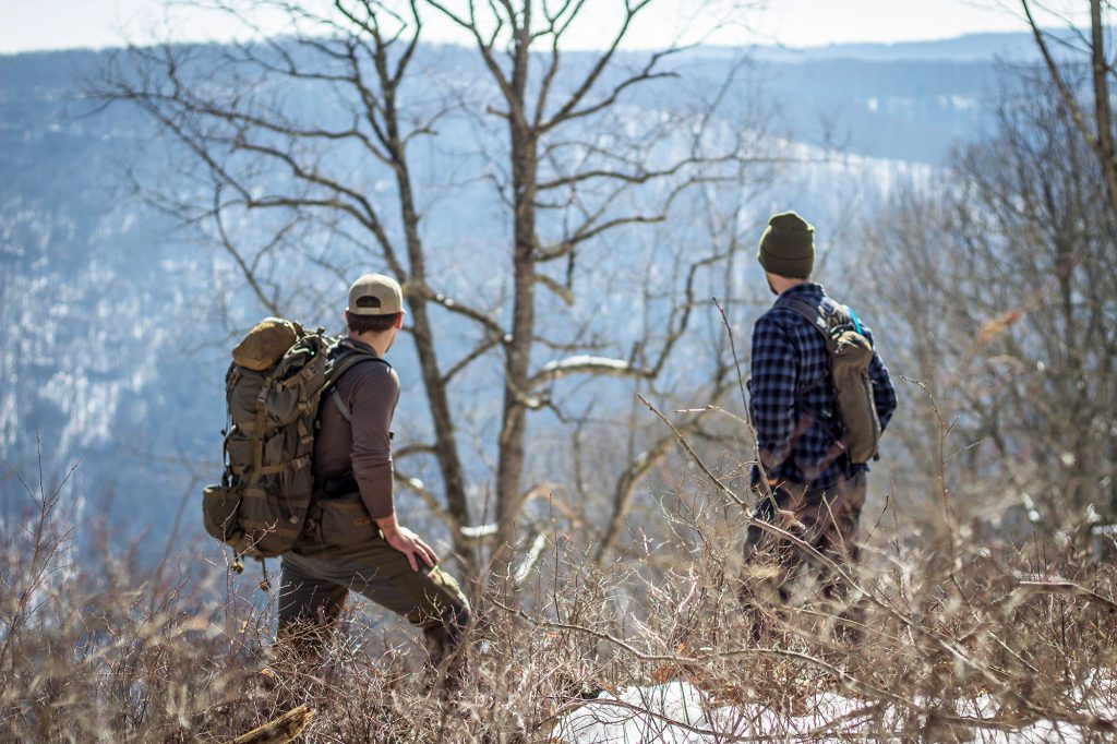 when choosing public land hunting area look for varied and rough terrain