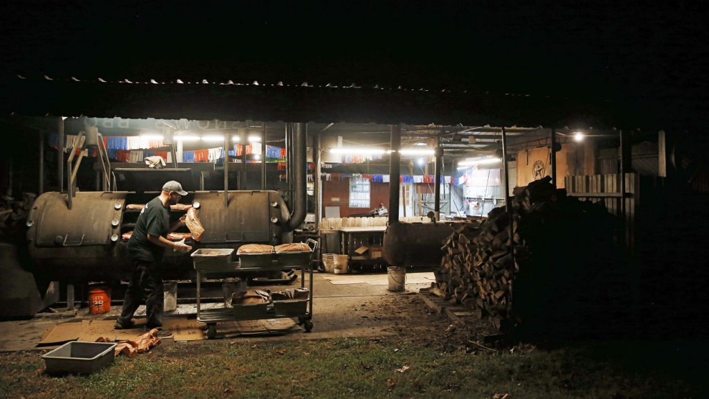 Texas bbq Snows