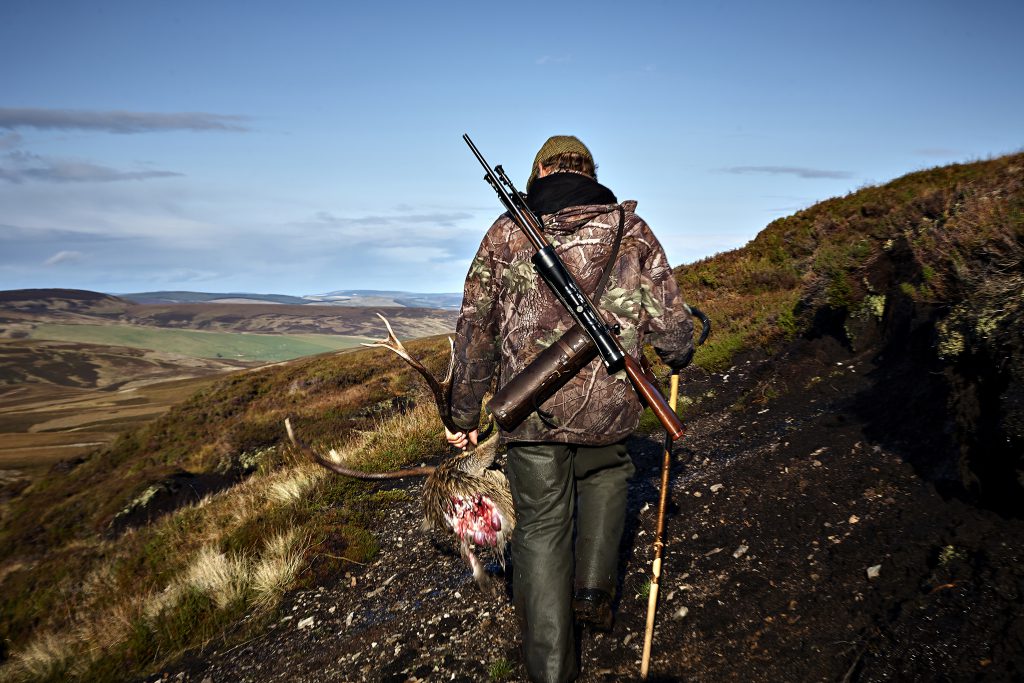 hunter walking in the Scottish highlands matt rinella essay