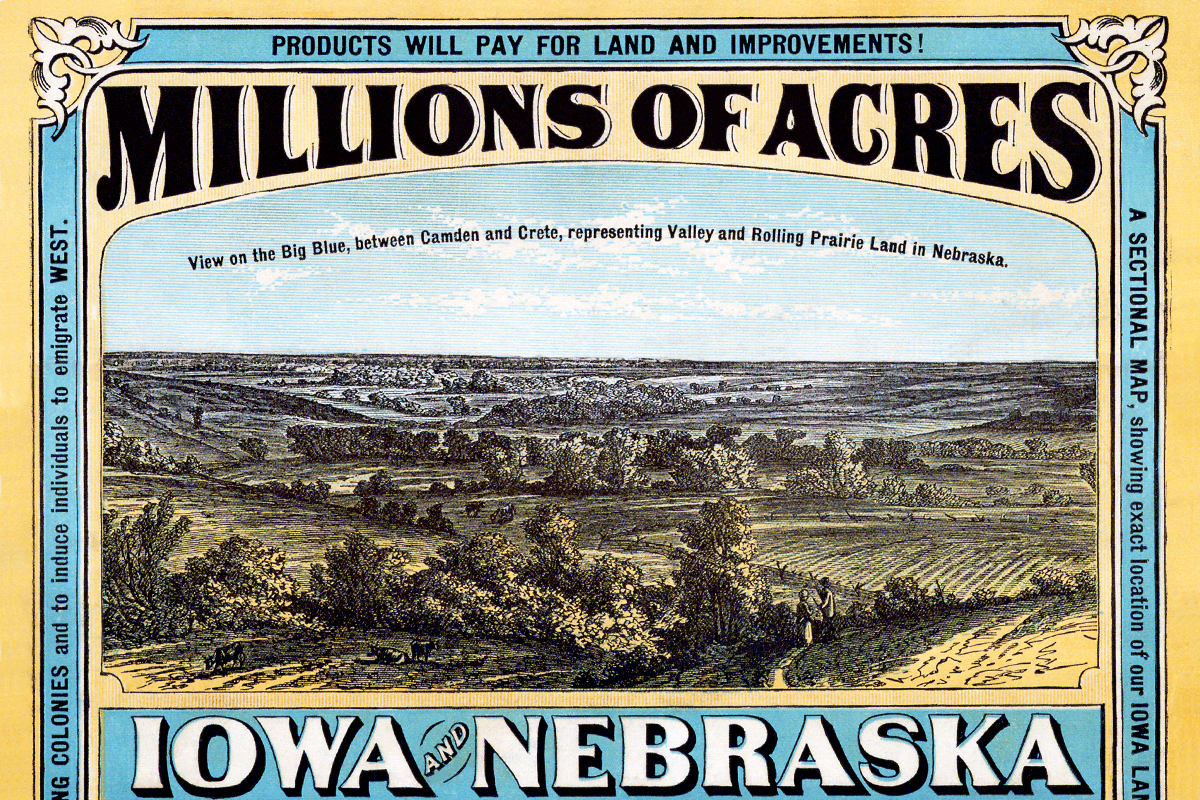 homestead act of 1862 advertisements