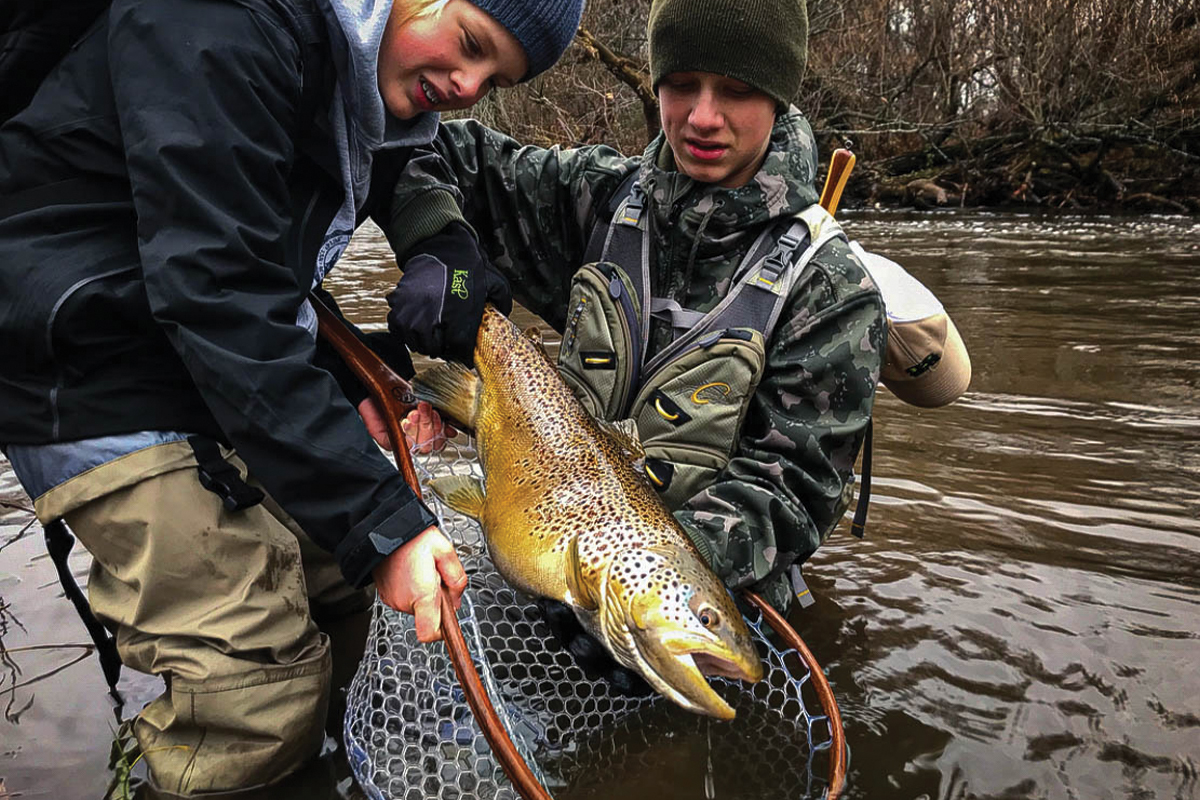 We definitely have the best Brown Trout fishing in the USA. We