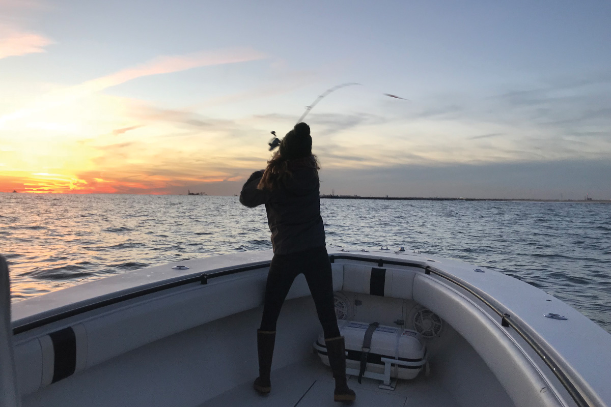 striper fishing off long island