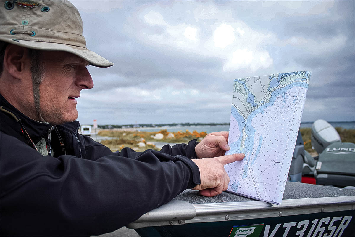 coastal map striper fishing