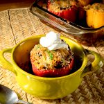 wild game stuffed peppers