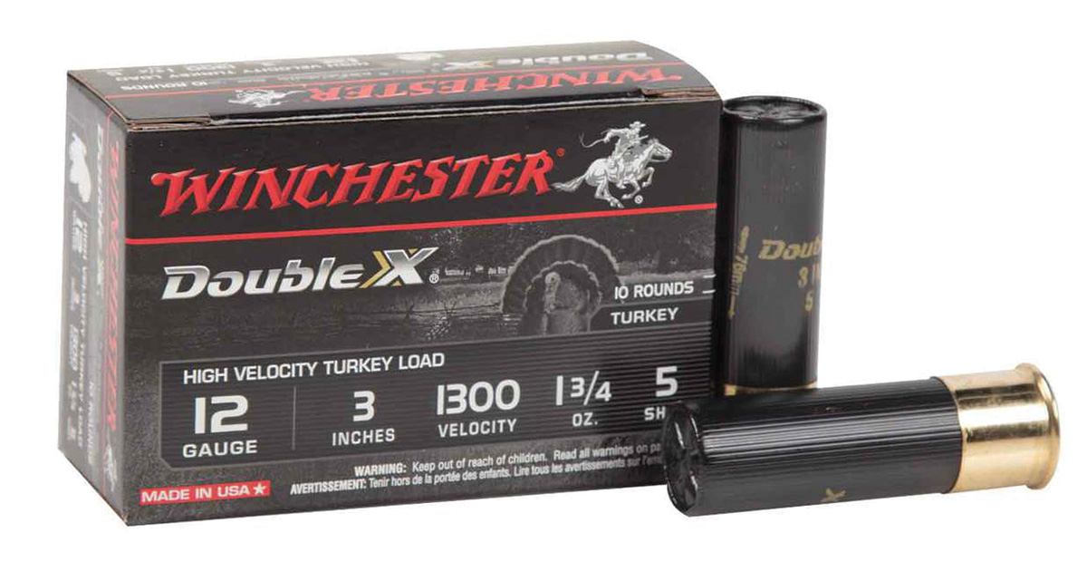 Winchester Double X Turkey Ammunition - 12 Gauge - 3 1/2 - #6 Lead Shot -  10 Rounds