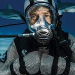 mike rowe shark suit