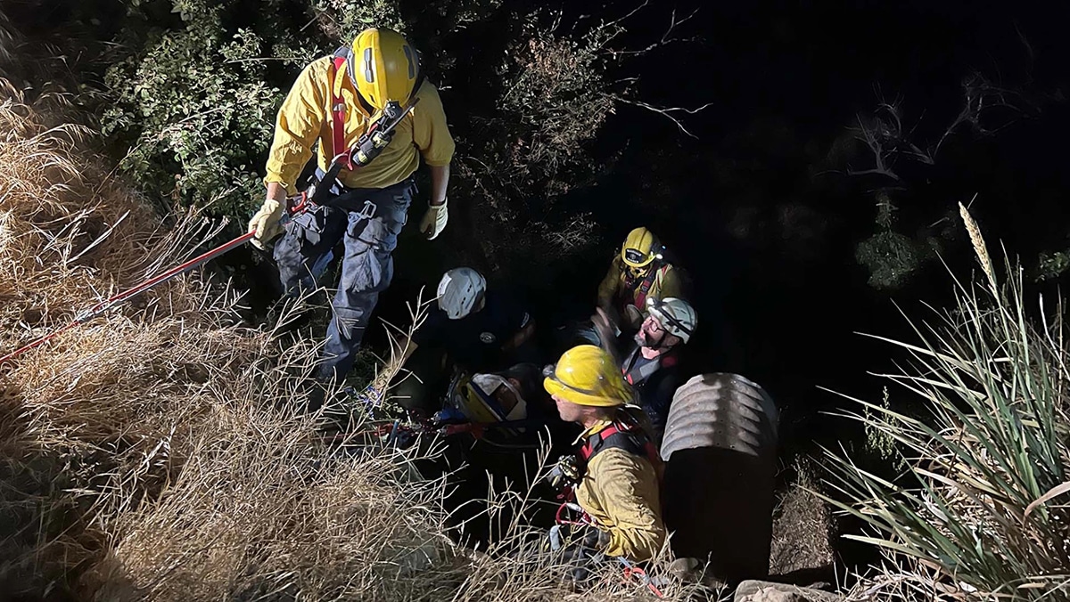 hunter drove atv off cliff