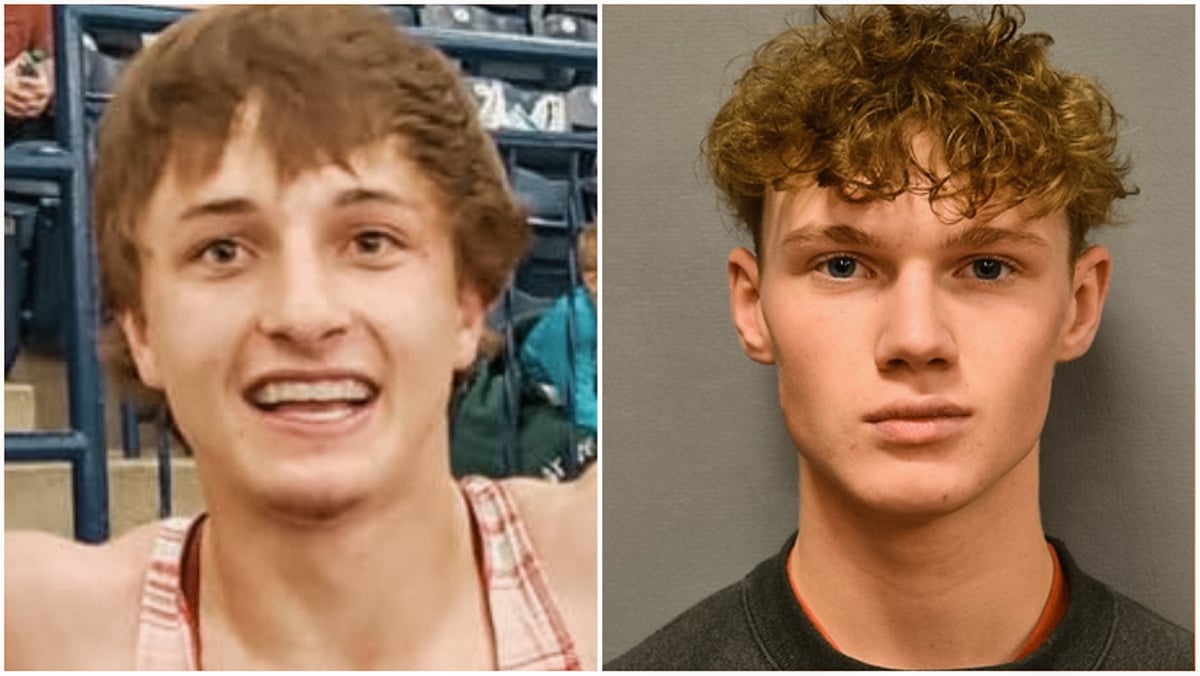 Before photos of the two college students in the grizzly bear attack