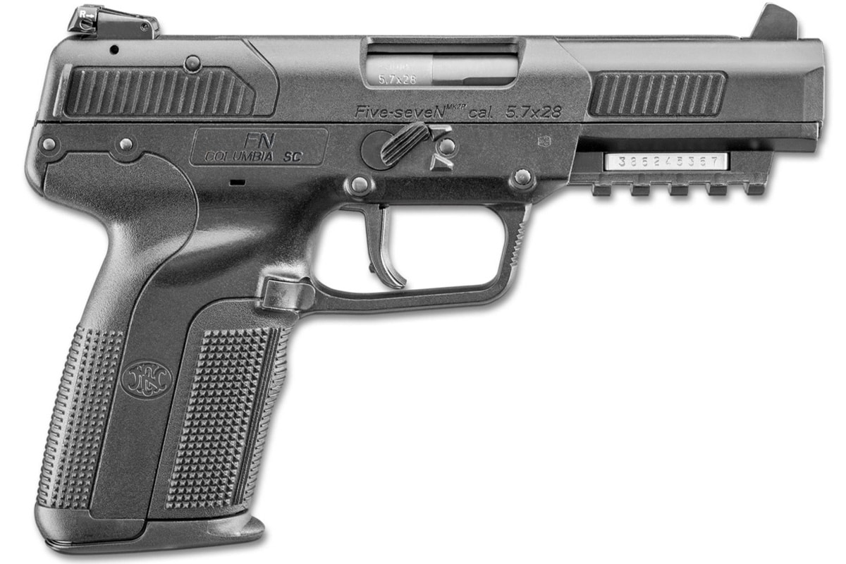 The FN Five-Seven was the original pistol introduced to NATO with the 5.7x28mm