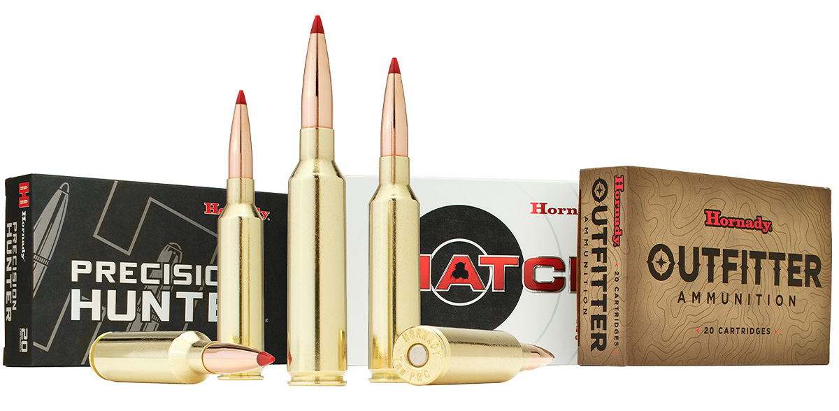 Hornady 7mm Ammo for the precision hunter series