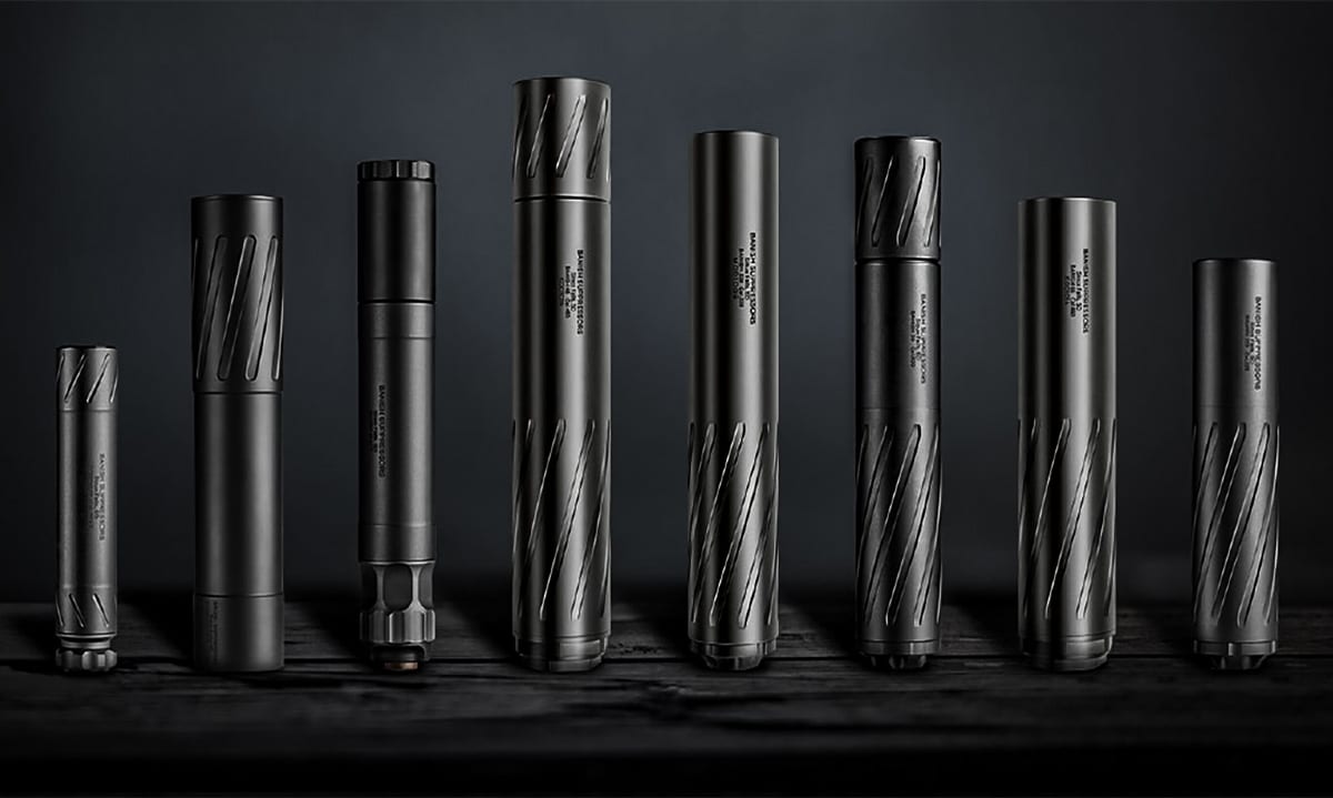 Lineup of Silencers from Silencer Central