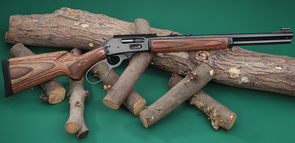 A modified Marlin 336, the model 444, was the original lever gun brought out by Marlin in the caliber. Currently, Marlin does not offer a gun chambered in the caliber.