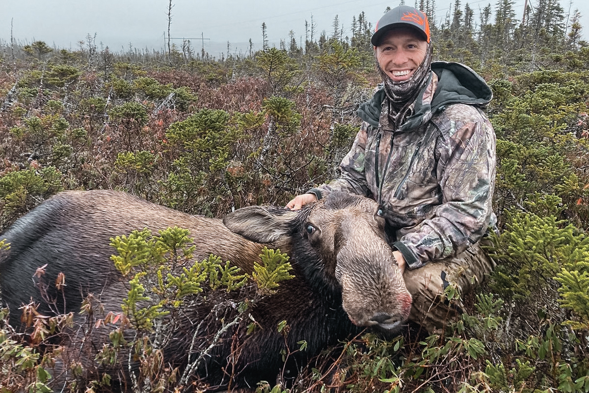 Justin was a Marine veteran and was able to spend five days chasing moose with Freedom Hunters