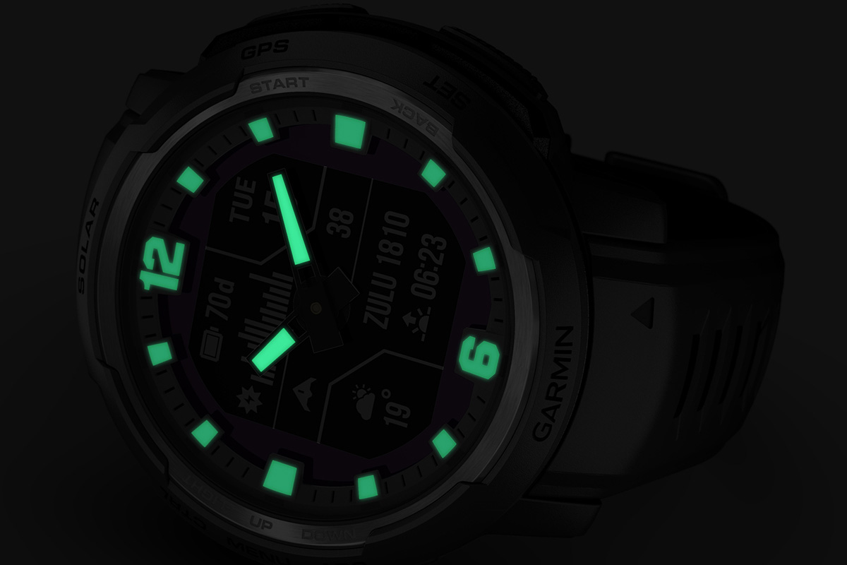 glow in the dark watch face